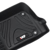 Stain-resistant TPE Car Floor Mats Black 3 PCS For Jeep Wrangler JL 2018 4 Doors