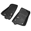 Stain-resistant TPE Car Floor Mats Black 3 PCS For Jeep Wrangler JL 2018 4 Doors