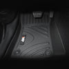 Stain-resistant TPE Car Floor Mats Black 3 PCS For Jeep Wrangler JL 2018 4 Doors