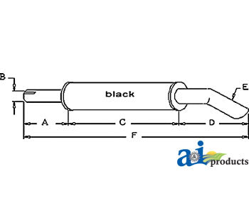 A-194431M1 Muffler PN: 194431M1