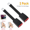 2Pcs Car Seat Belt Extender 9in Buckle Tongue