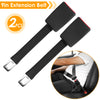 2Pcs Car Seat Belt Extender 9in Buckle Tongue