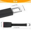 2Pcs Car Seat Belt Extender 9in Buckle Tongue