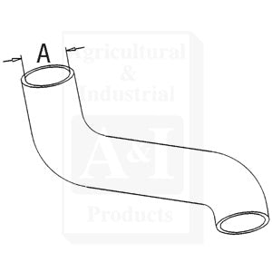 A-194736M1 Radiator Hose, Top PN: 194736M1