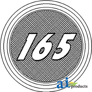 A-194845M2 Hood Medallion (Side) PN: 194845M2