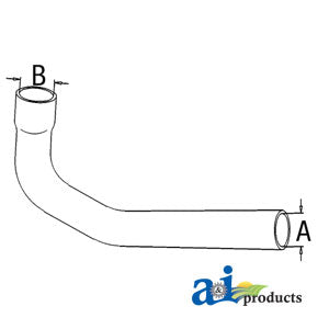 A-1962545C1 Radiator Hose, Upper PN: 1962545C1