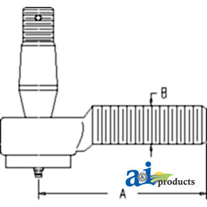 A-1968998C1 End Assembly, Tie Rod PN: 1968998C1