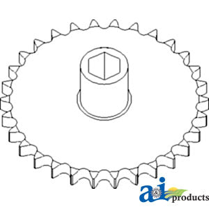 A-199645C1 Sprocket Assembly PN: 199645C1