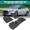 TPE Rubber All-weather 2 Row Floor Mat Liner Set For 2019-2024 Altima