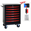 7 Drawers Multifunctional Tool Cart With Wheels,Metal Rolling