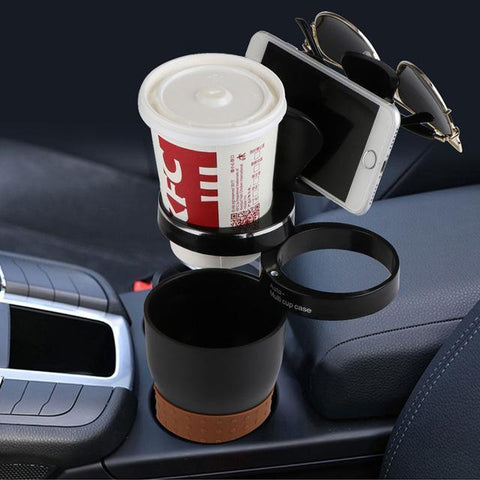 Car Cup Holders Door Mount Stand ABS Rubber Drinks Holders