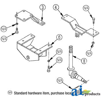 A-3274 Spindle, (check dimensions on a previous page) PN: 3274
