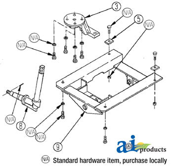 A-7456 Spindle, (check dimensions on a previous page) PN: 7456