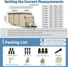 Travel Trailer Cover 2025 7 Layers Top 3 Layers Side Weatherproof Waterproof
