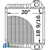 A-234876A1 Radiator PN: 234876A1