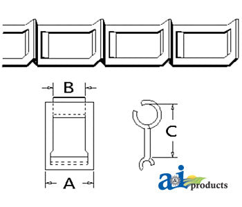 A-42 42 Steel Detachable Chain (10 ft) PN: 42