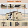 Class A RV Cover, 2025 Upgraded Heavy Duty 7 Layers Top 3 Layers Side