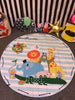 Cotton car storage mat toy Storage outing children climbing mat storage bag