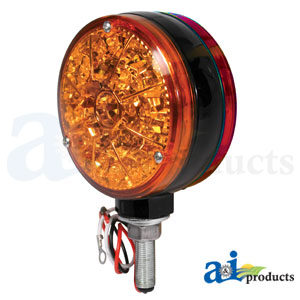 A-28A45 Safety Light, Red / Amber, LED, 12 Volt PN: 28A45