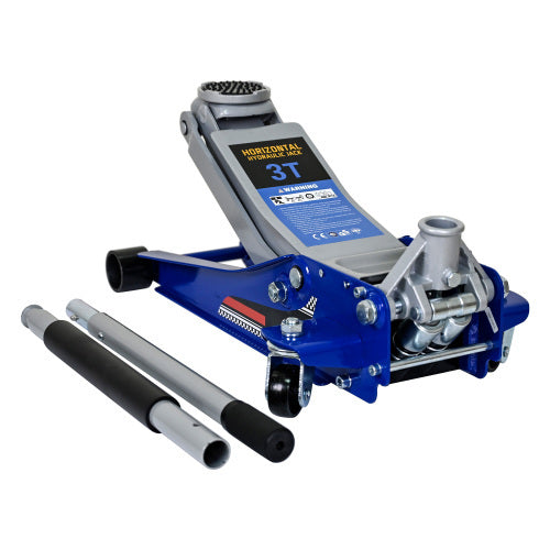 Low-Position Steel Floor-mounted Hydraulic Jack With Dual-piston 6,600lbs