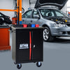 DOUBLE-DOOR CLAPBOARDl MULTI-FUNCTION TOOL CART--BLAK RED