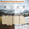 Travel Trailer Cover 2025 7 Layers Top 3 Layers Side Weatherproof Waterproof