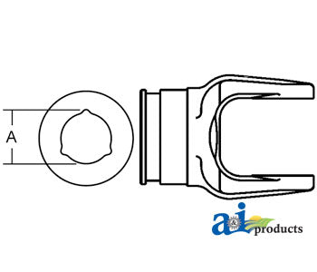 A-78570BH Inner Tube Yoke PN: 78570BH