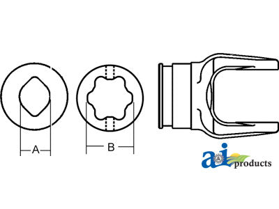 A-748481 Inner Profile Yoke PN: 748481