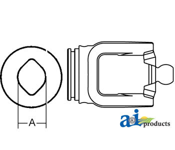 A-6582340 INNER TUBE YOKE PN: 6582340