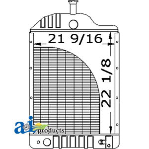 A-303348091 Radiator w/ Oil Cooler PN: 303348091