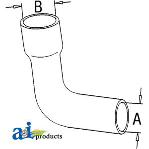 A-3042414R1 Radiator Hose, Upper PN: 3042414R1