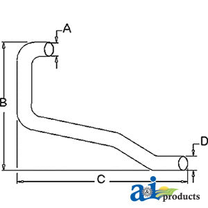 A-311467 Horizontal Outlet Pipe PN: 311467