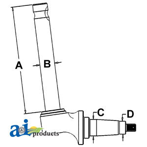 A-3121270R91 Spindle (RH/LH) PN: 3121270R91