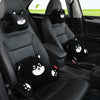 Automotive Headrest Car Lumbar Pillow Suit Cute Cartoon