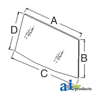 A-3233045R2 Glass, Windshield, Front PN: 3233045R2