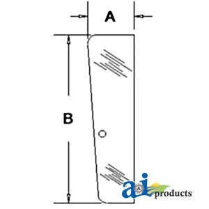 A-3233053R1 Glass, Door, Front PN: 3233053R1
