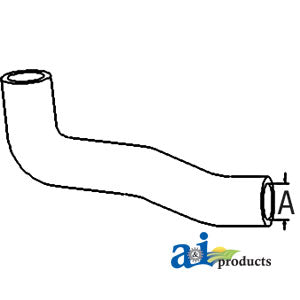 A-32430-18060 Radiator Hose, Lower (Rear) PN: 32430-18060