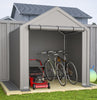 6x6 Ft Garden Shed Heavy Duty Outdoor Portable Garage Canopy
