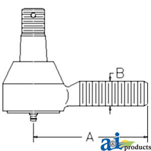 A-35523-62920 Tie Rod End PN: 35523-62920
