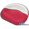 A-357518R92-17 Seat Pan, Steel, RED/WHT VINYL PN: 357518R92-17