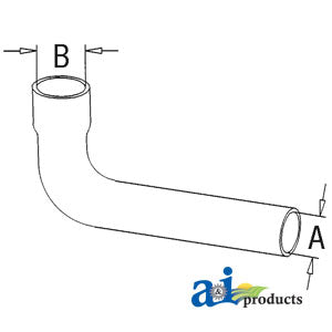 A-3611652M1 Radiator Hose, Top PN: 3611652M1