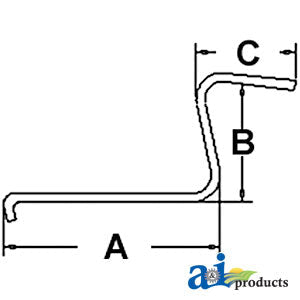 A-36133 Rake Tooth (Short) PN: 36133