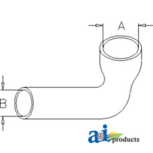 A-3614419M1 Radiator Hose, Lower PN: 3614419M1