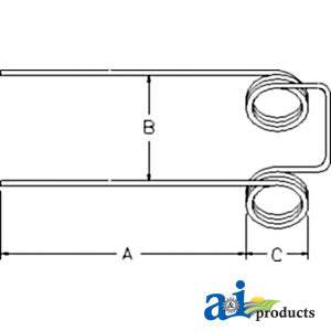 A-3616 Spring Harrow Tooth PN: 3616