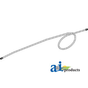 A-362558R11 Fuel Line, Strainer To Carburetor w/ Nuts PN: 362558R11