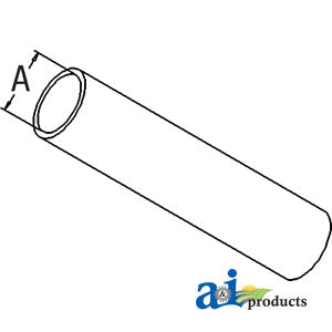 A-367834R2 Radiator Hose, Lower (2.562