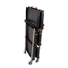 Folding Service Car With Wheels, 3-layer Practical Trolley, Folding Storage Cart