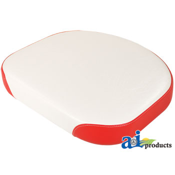 A-372759R92-17 Bottom Cushion, Wood Base, WHT/RED PN: 372759R92-17