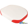 A-372759R92-17 Bottom Cushion, Wood Base, WHT/RED PN: 372759R92-17