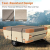 Folding Camper Cover Upgraded 7 Layers Top 3 Layers Side Heavy Duty Tent